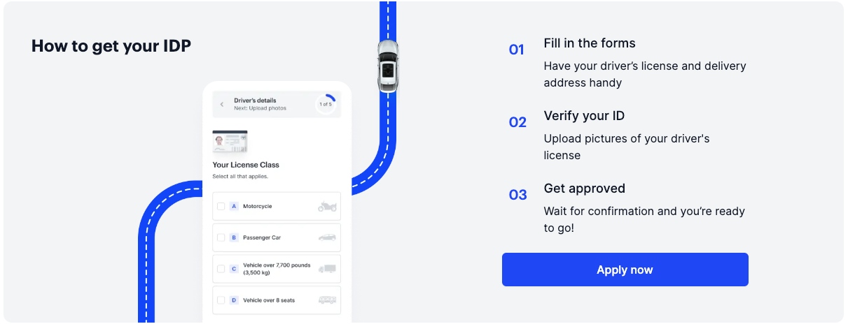 online application IDP