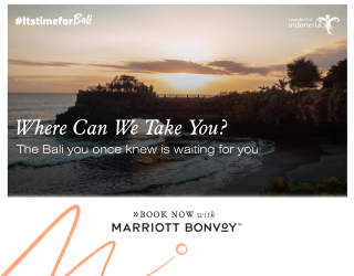 Marriott Bonvoy it's time for Bali