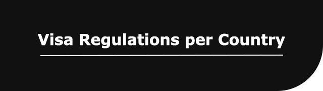 visa regulations bali all countries